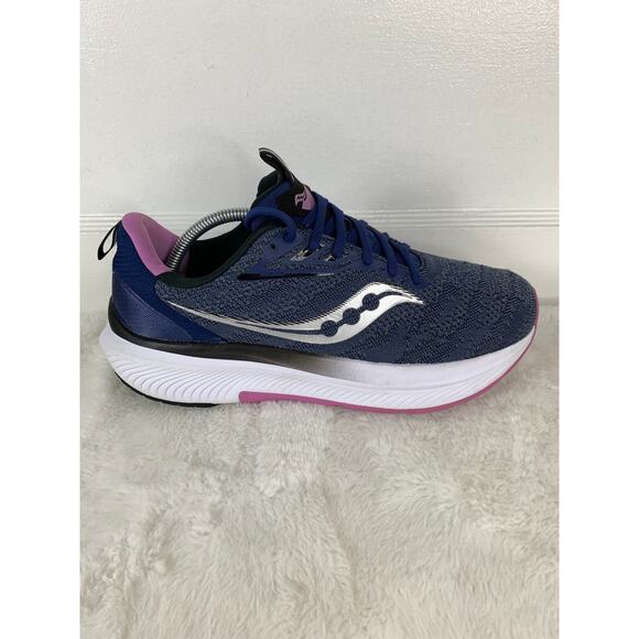 Saucony Echelon 9 Women’s Size 11 W Blue Running Shoes S10765-33 Sneakers - Picture 7 of 10
